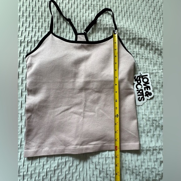 Love & Sports Women's Seamless Ribbed Camisole, Size L(12-14) - Picture 7 of 10